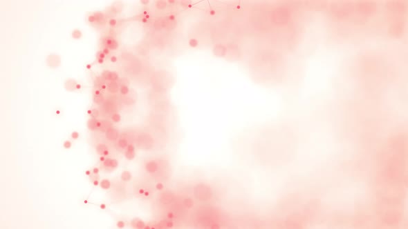 Abstract Pink Plexus network