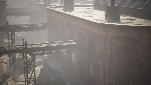 Abandoned Industrial Buildings of Old Factory