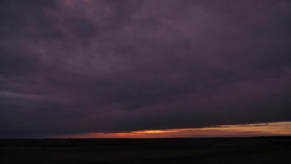 Fast Clouds over Plains Timelapse alt
