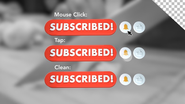 Subscribe Button - Lower Thirds alt