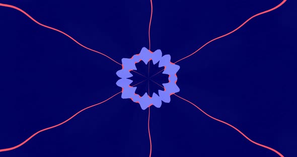 Looped kaleidoscope Abstract Symmetrical  Of Geometric Seamless Pattern shape alt