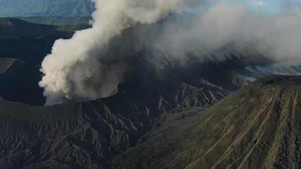 Volcano eruption