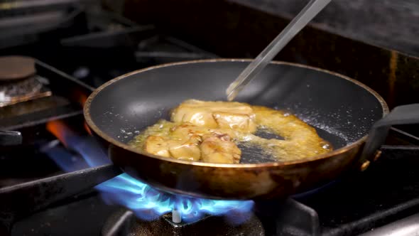 Cooking Foie Gras on Stove