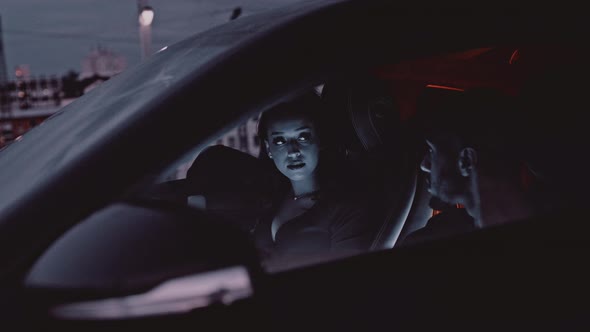 Couple in a Car