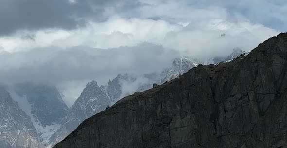 Passu cones, Passu is a small village located near Gulmit in the Gilgit Baltistan, Pakistan region o