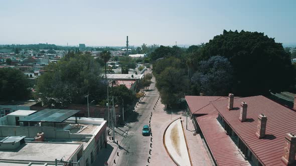 View of old Queretaro itrain station now abandoned