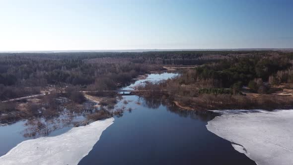 Spring Landscape Of Shevino Lake 40