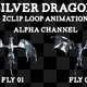 Silver Dragon 2Clip Loop - VideoHive Item for Sale
