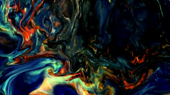 Abstract Colorful Paint Ink Liquid Explode  alt