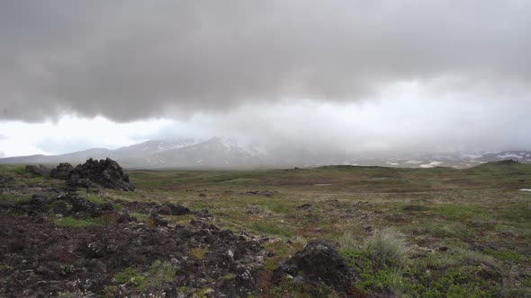 Storm Clouds Rolling in the Sky During Rain Storm in Time Lapse