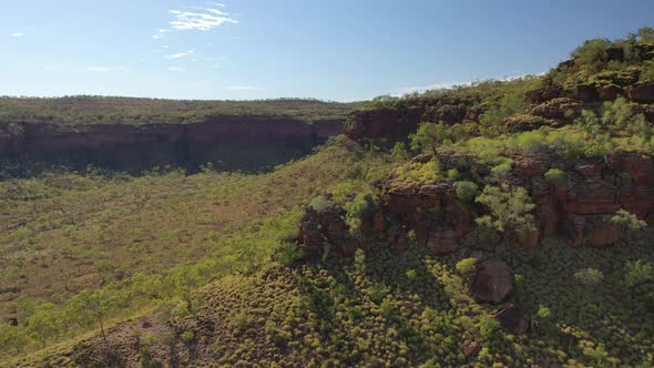 Victoria River Escarpment Gregory National Park Northern Territory Australia 4K Aerial Drone