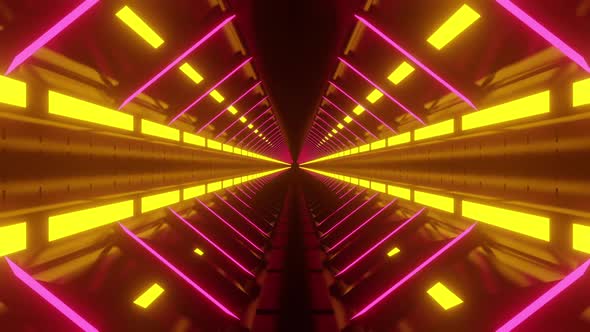 Science Fiction corridor animation