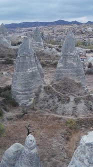 Cappadocia Landscape Aerial View