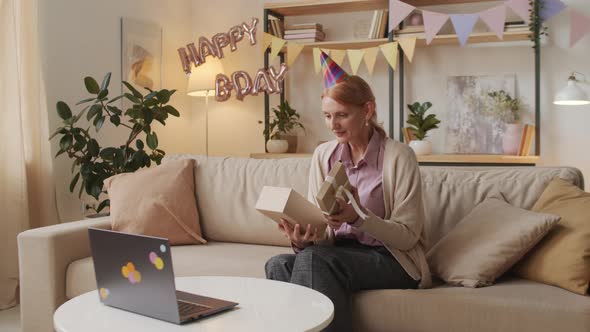 Opening Birthday Presents During Video Chat