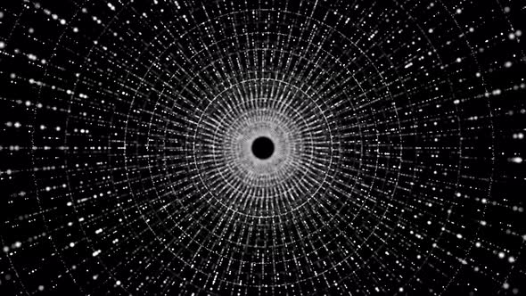 Flying Into Digital Technologic Tunnel alt