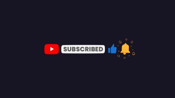 Youtube Like Subscribe Button