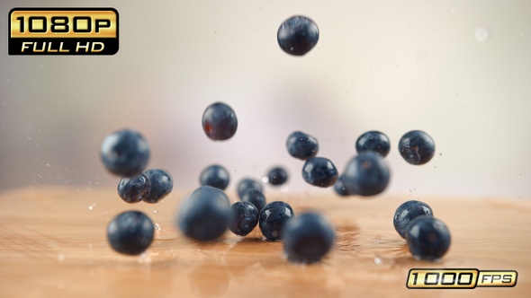 Falling Blueberries