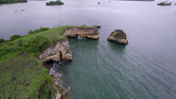 Bali Island with green hills