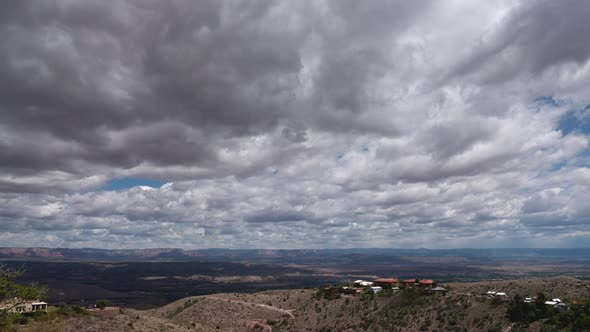 Clouds Moving Over the Verde Valley in Central Arizona