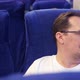 Man in Glasses Enjoy Trip Home While Sitting at Window and Thinking - VideoHive Item for Sale