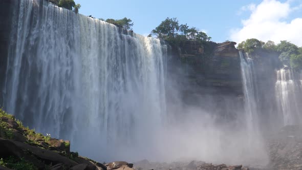 Close up from the Kalandula Falls