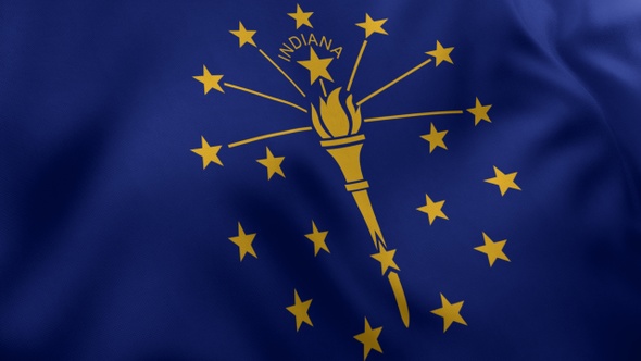 Indiana State Flag