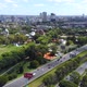 Belgrano Area, Road, Traffic, Park (Buenos Aires, Argentina) aerial view - VideoHive Item for Sale