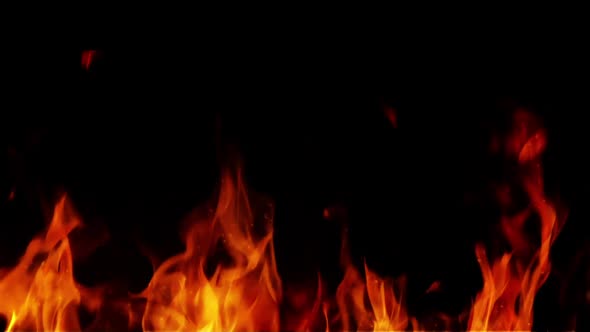 Background With A Looped Fire