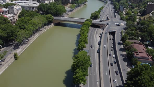 Riverside Traffic Aerial