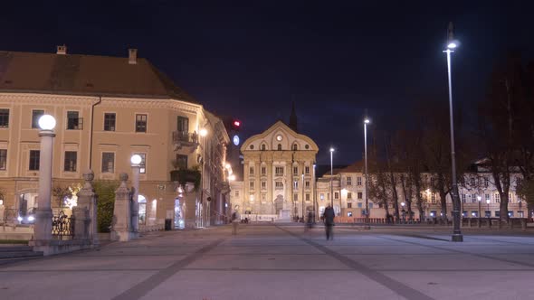 Timelapse of the Congress Square, Ljubljana