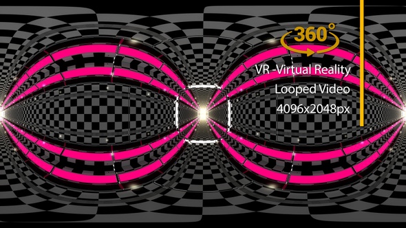 VR360 Tunnel Light 02 Virtual Reality