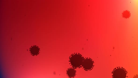 Replicating viruses. Concept of viral disease. Coronavirus, SARS, Flu, COVID-19