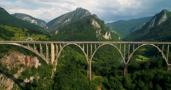 The Mountain Car Bridge in Montenegro