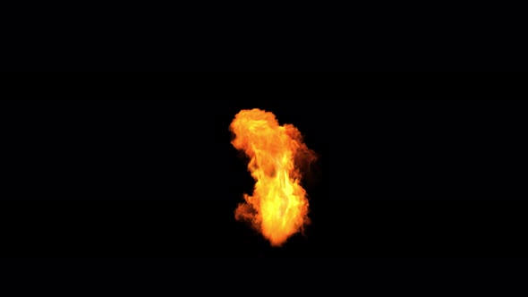 Fire Flame Eruption 4K alt