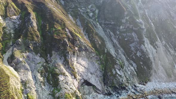 Flying Up the Cliffs of Glenlough Bay Between Port and Ardara in County Donegal is Irelands Most