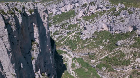 Gorges du Verdon (Verdon Gorge) in Provence-Alpes-Cote d'Azur region of France