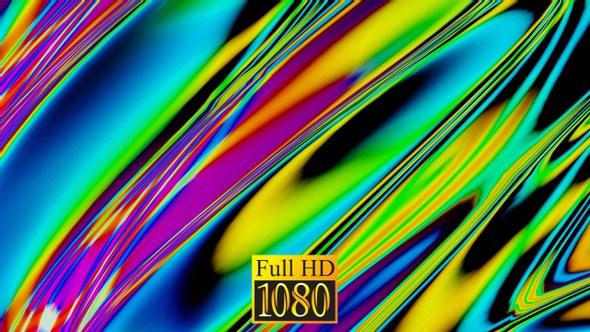 Fashionable Abstract Wave Pattern, Multicolored 05 HD