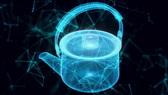 Kettle Hologram Close Up Hd