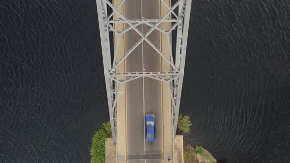 Adomi Bridge crossing in Ghana, Africa