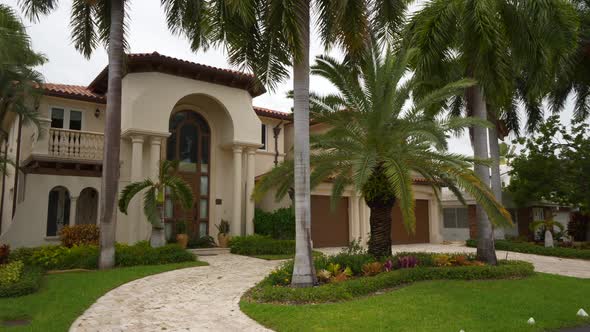 Gimbal Footage Luxury Florida Usa House Fort Lauderdale 
