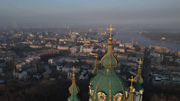 Aerial View From a Drone of St