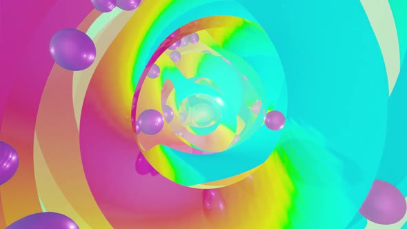 Abstract Art Holographic Geometric In Wave 04 HD