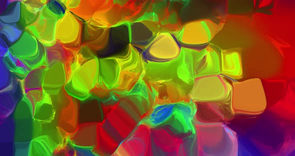 Abstract colorful geometric background animation