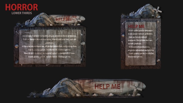 Horror Lower Thirds alt