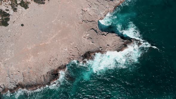 Mallorca Cala Muertes from Above