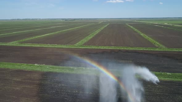 Irrigation System on Agricultural Land