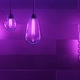 Purple Flicker Bulb Lights on the Copper Table Flashing Lights Lanterns - VideoHive Item for Sale