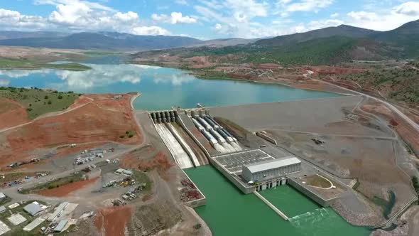 Aerial View Dam