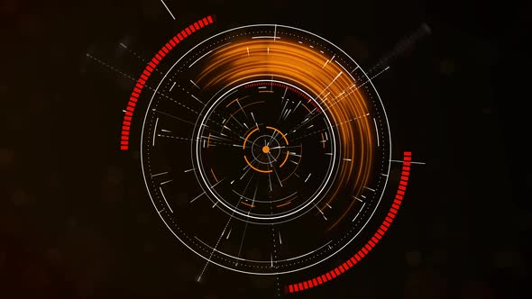 sci-fi interface hud