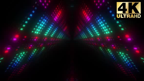 5 Colorful Led Tunnel Vj Loop Pack